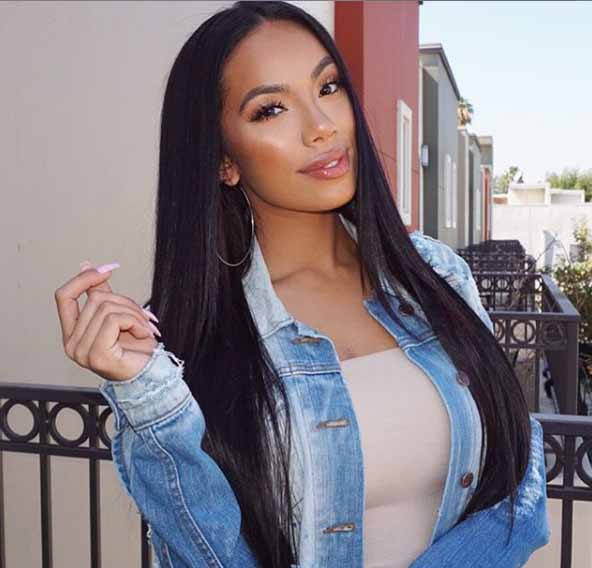 Erica Mena pose for Instagram photo endorsing fashion nova brand.